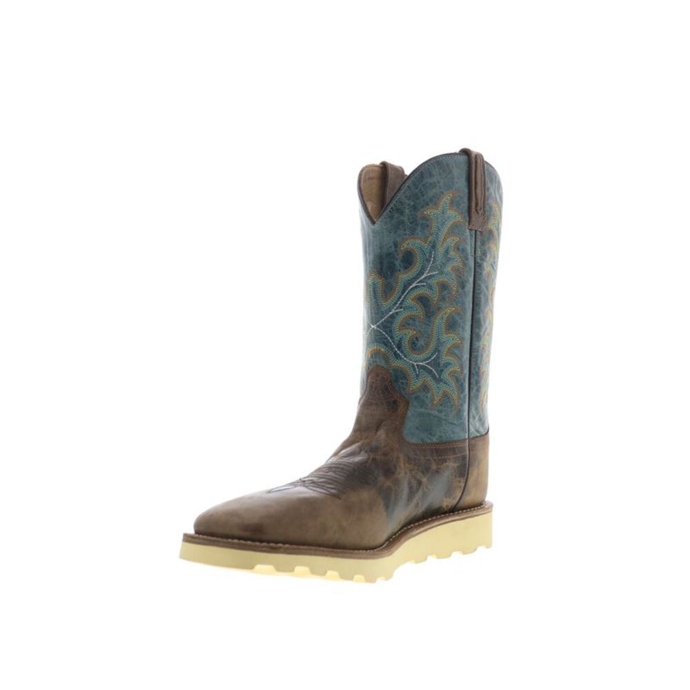 Jama Old West Mens BSM1901 Brown Boots (NWT) - Picture 4 of 7